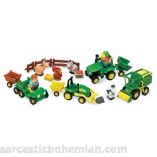 TOMY John Deere 1st Farming Fun On The Farm Playset Preschool Toy Frustration-Free Packaging B074TS1FM2